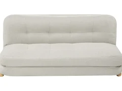 Sovesofa 2 personers ESBJERG Kunstlinned Cremehvid