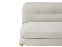 Sovesofa 2 personers ESBJERG Kunstlinned Cremehvid