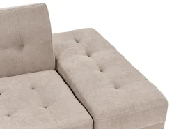 Sovesofa 3 personers FALSTER Lysebrun med opbevaring