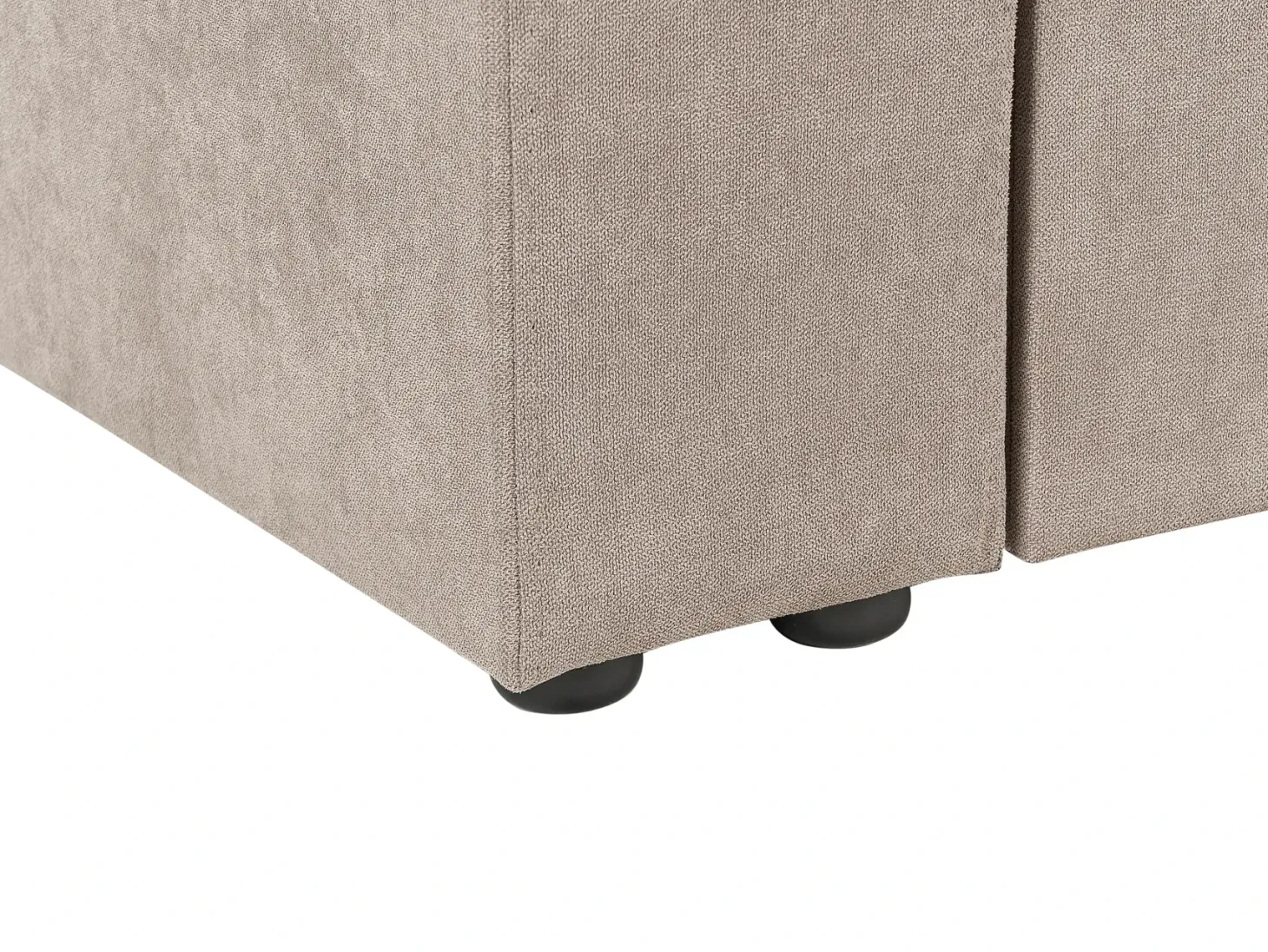 Sovesofa 3 personers FALSTER Lysebrun med opbevaring