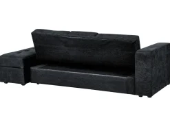Sovesofa 3 personers FALSTER Sort med opbevaring