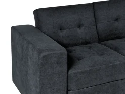Sovesofa 3 personers FALSTER Sort med opbevaring
