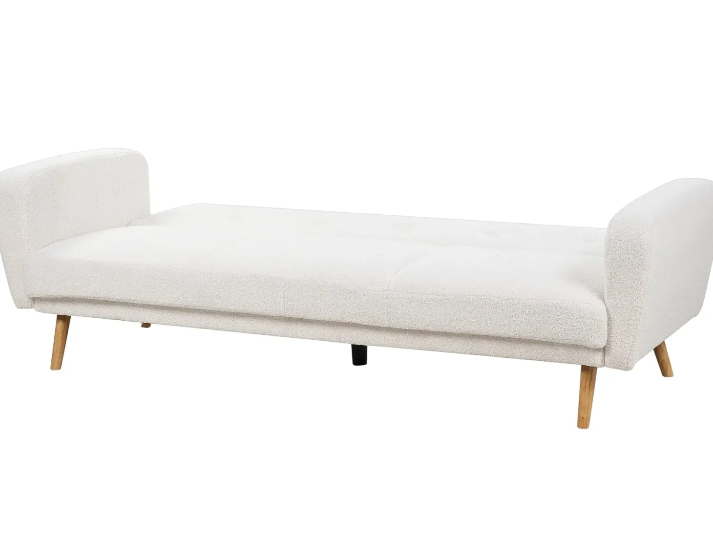 Sovesofa 3 personers FLORLI Boucle Cremehvid