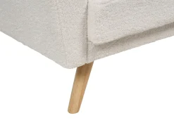 Sovesofa 3 personers FLORLI Boucle Cremehvid