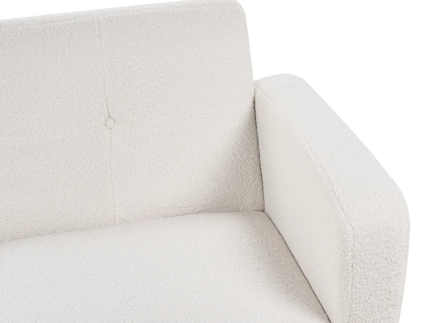 Sovesofa 3 personers FLORLI Boucle Cremehvid