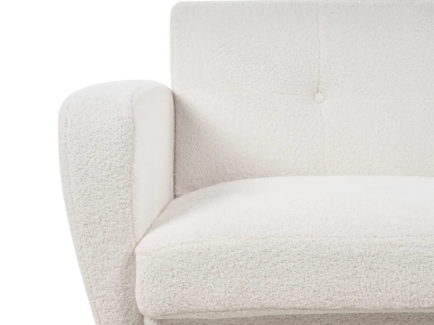 Sovesofa 3 personers FLORLI Boucle Cremehvid