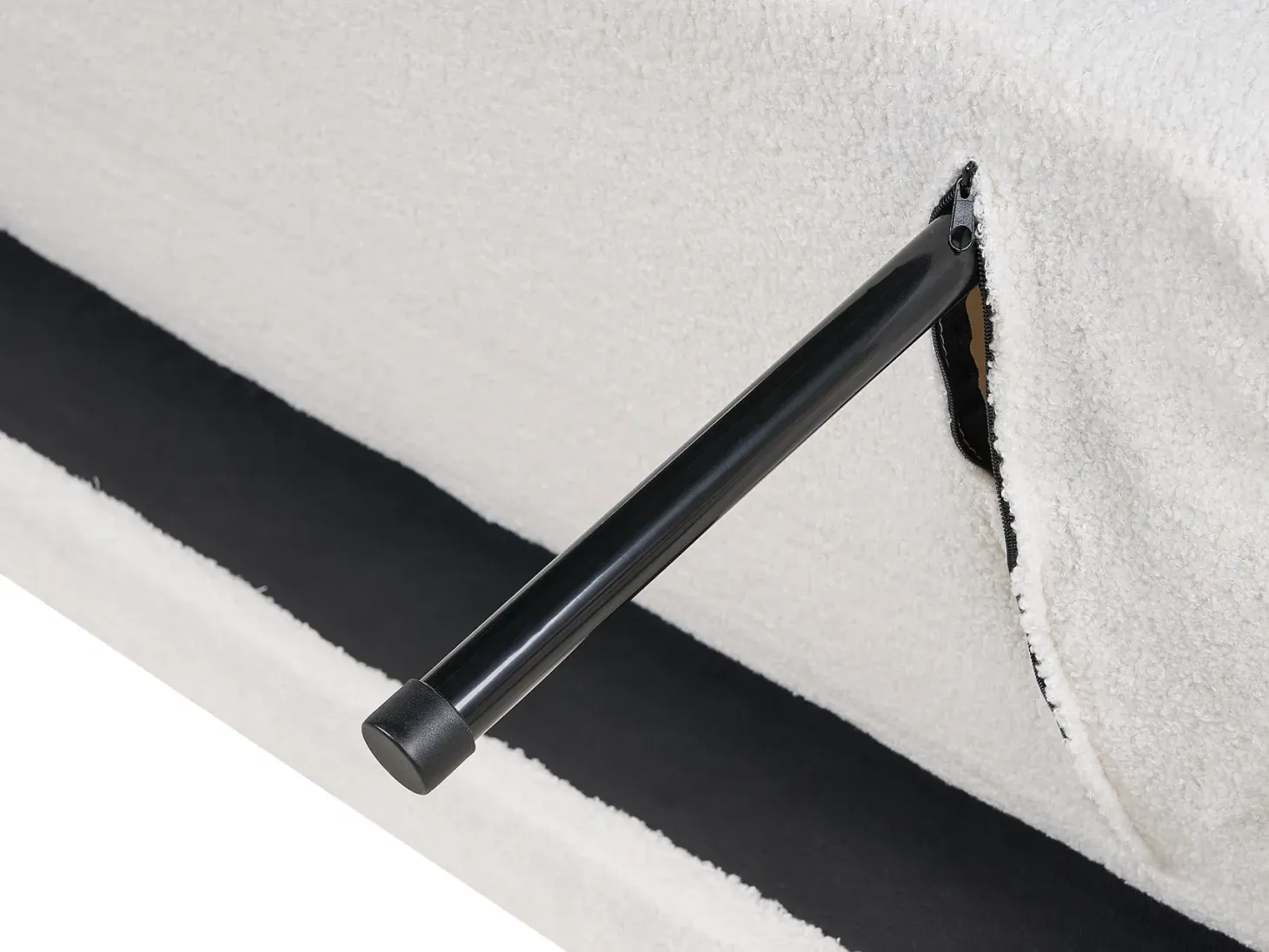 Sovesofa 3 personers FLORLI Boucle Cremehvid