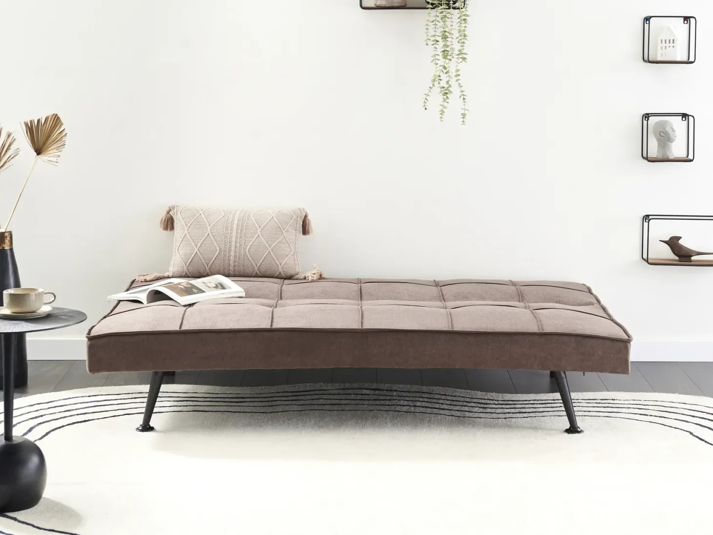 Sovesofa 3 personers HASLE Brun