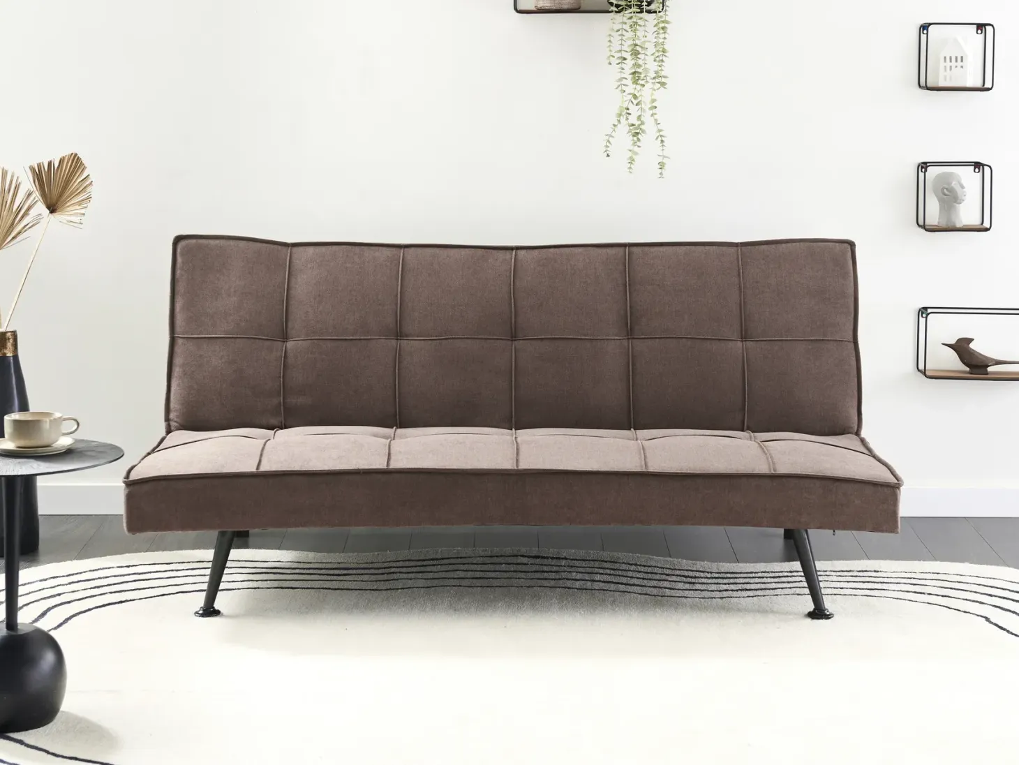 Sovesofa 3 personers HASLE Brun