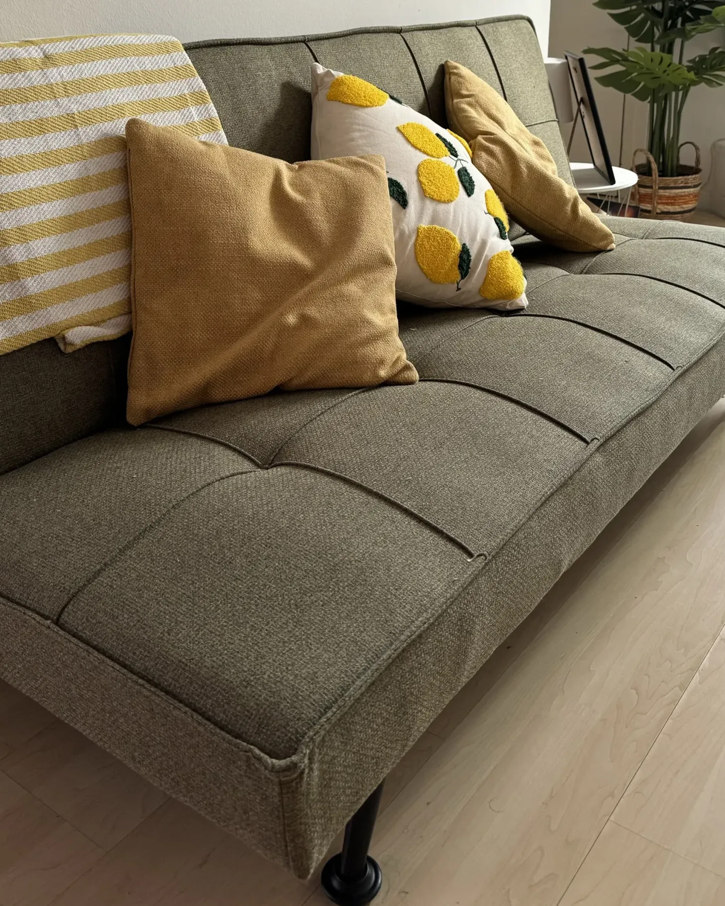 Sovesofa 3 personers HASLE Olivengrøn