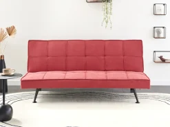 Sovesofa 3 personers HASLE Rød