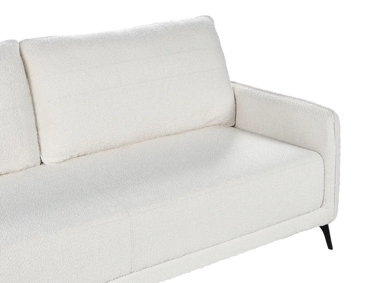 Sovesofa 3 personers HEMING Boucle Cremehvid