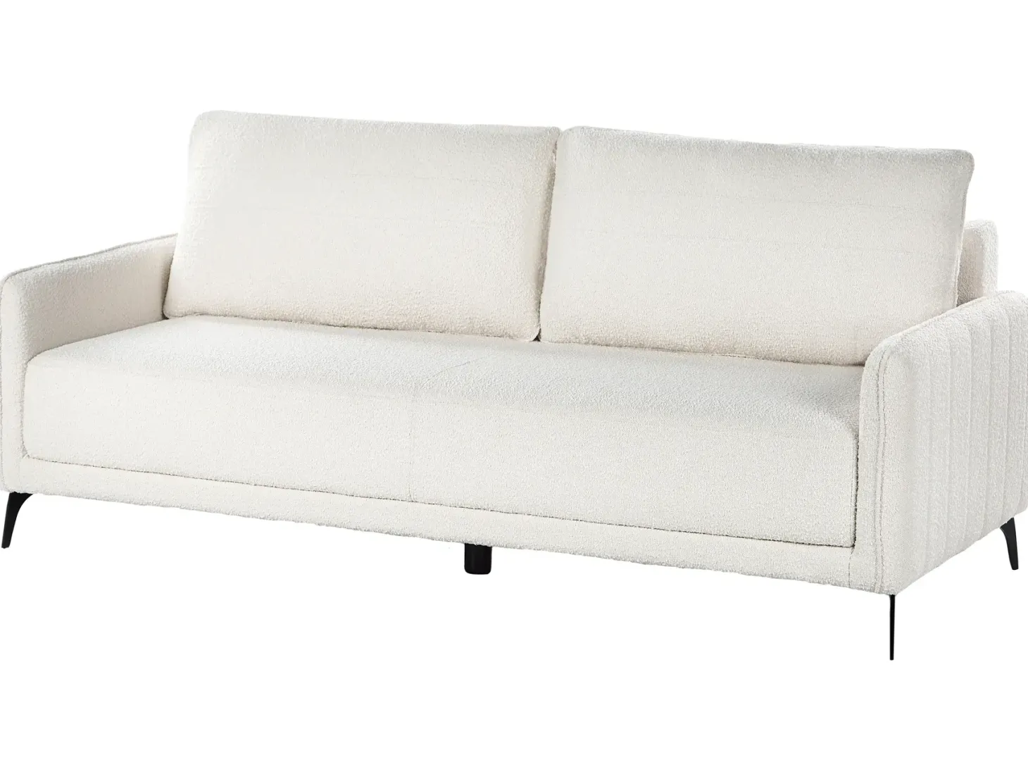Sovesofa 3 personers HEMING Boucle Cremehvid