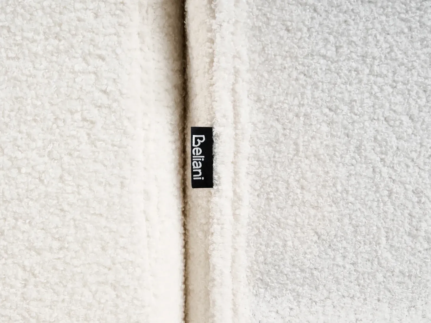 Sovesofa 3 personers HJULBY Boucle Cremehvid