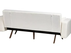 Sovesofa 3 personers HJULBY Boucle Cremehvid