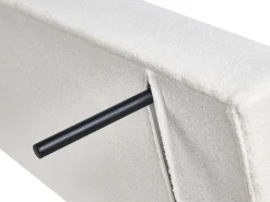 Sovesofa 3 personers HJULBY Boucle Cremehvid