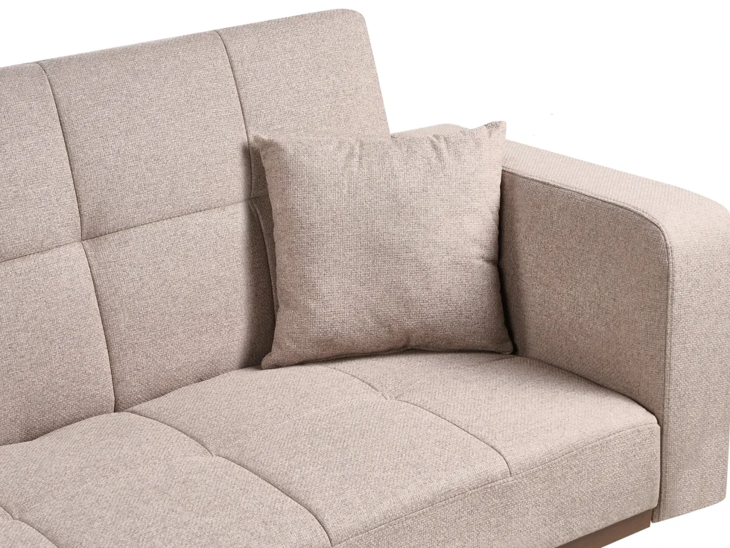 Sovesofa 3 personers HJULBY Lysebrun