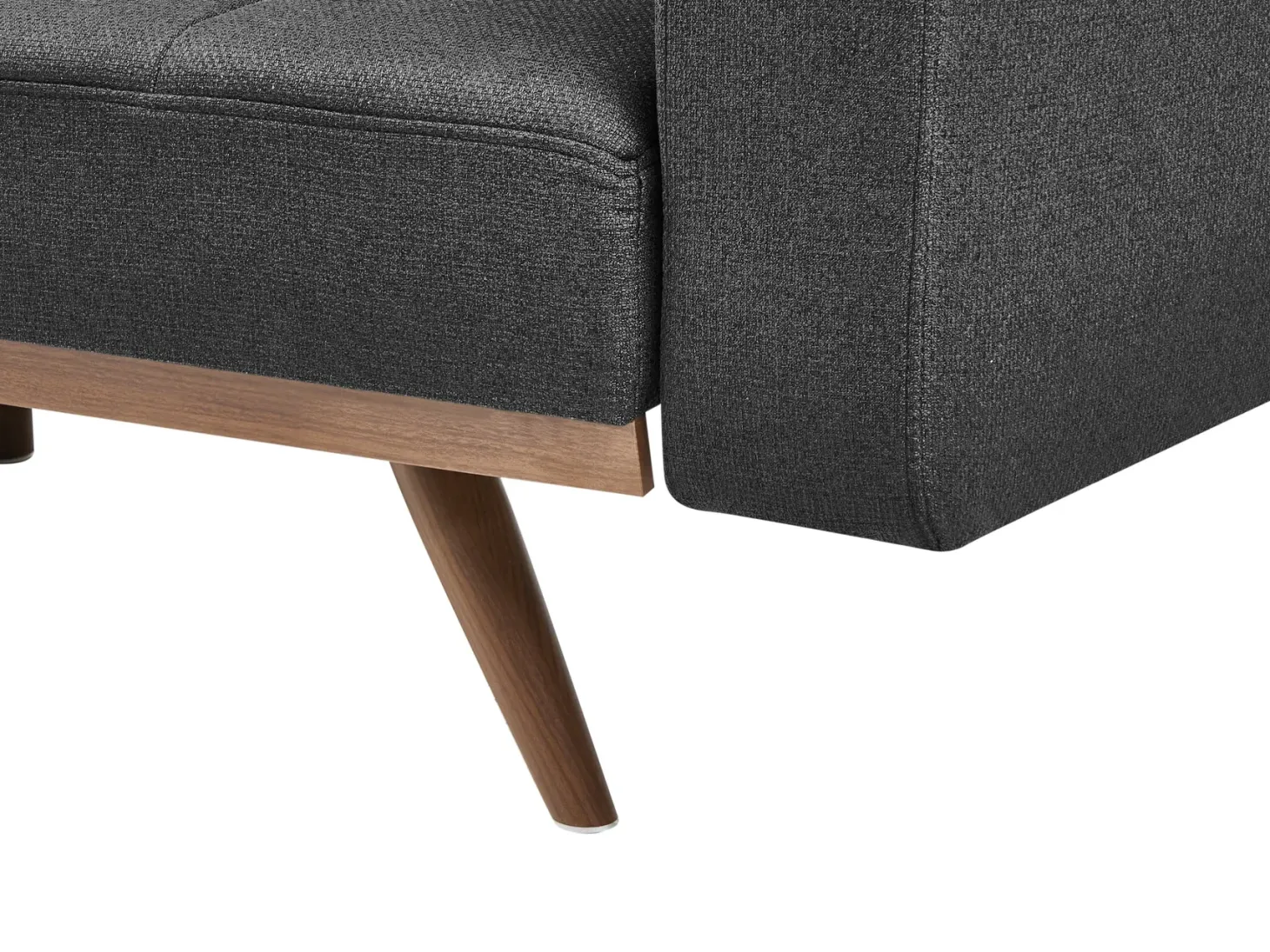 Sovesofa 3 personers HJULBY Sort