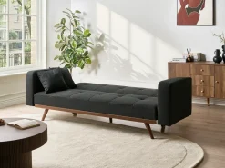 Sovesofa 3 personers HJULBY Sort