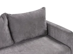 Sovesofa 3 personers HOLSEN Chenille Brungrå med opbevaring