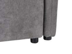 Sovesofa 3 personers HOLSEN Chenille Brungrå med opbevaring