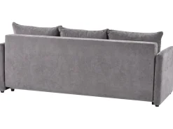 Sovesofa 3 personers HOLSEN Chenille Brungrå med opbevaring