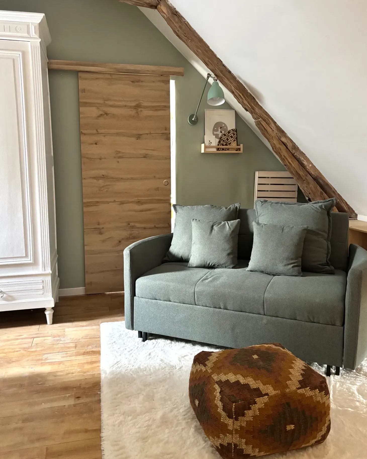 Sovesofa 2 personers HOVIN Grøn
