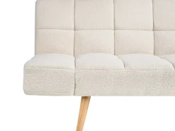 Sovesofa 2 personers INGARO Boucle Cremehvid