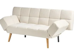 Sovesofa 2 personers INGARO Boucle Cremehvid