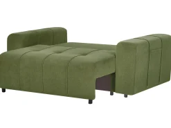 Sovesofa 2 personers INNVIK Grøn med opbevaring