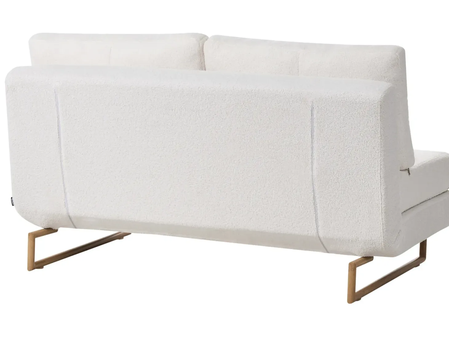 Sovesofa 3 personers JERSLEV Boucle Cremehvid