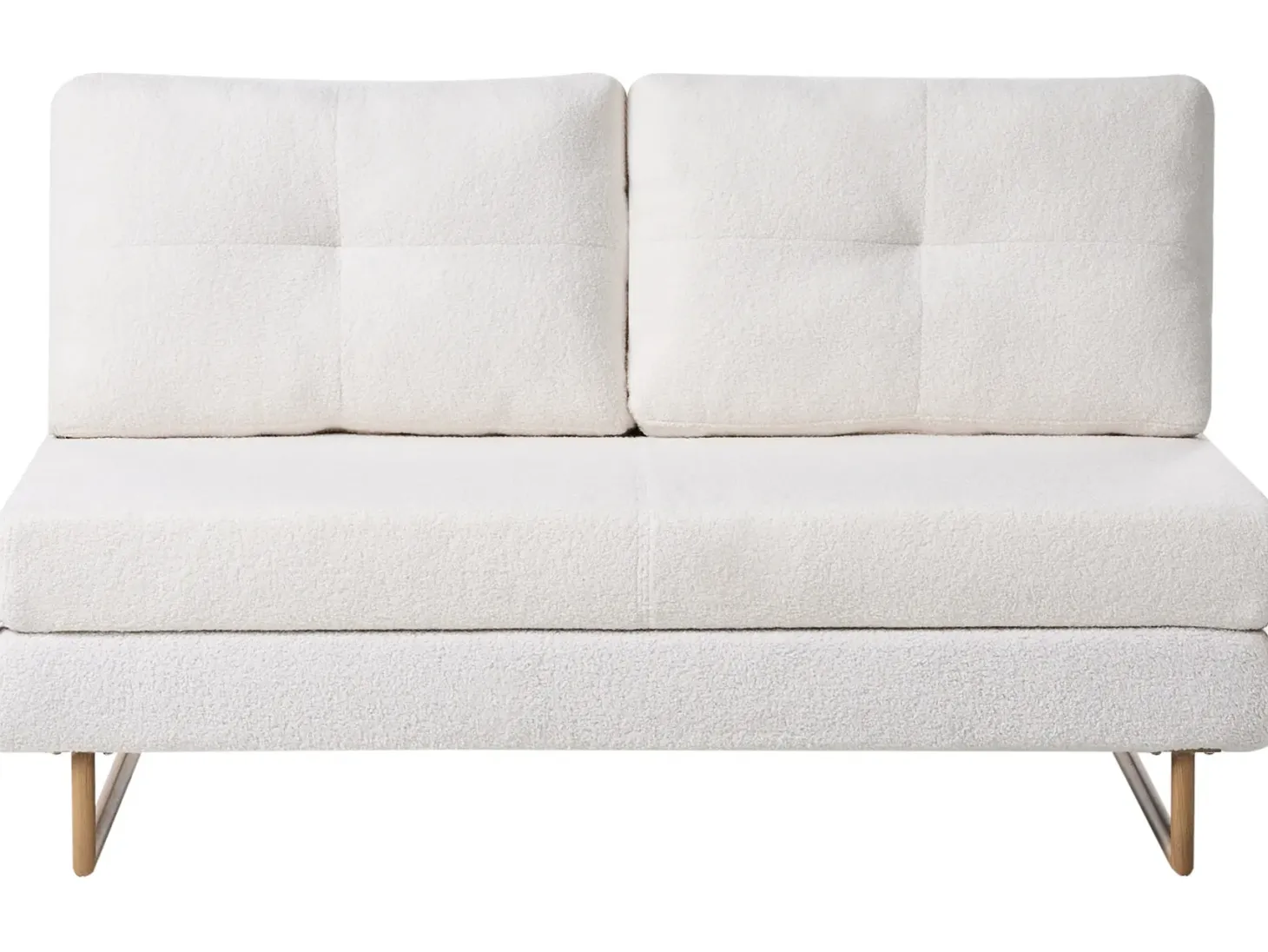 Sovesofa 3 personers JERSLEV Boucle Cremehvid