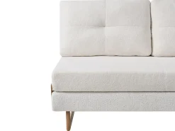 Sovesofa 3 personers JERSLEV Boucle Cremehvid