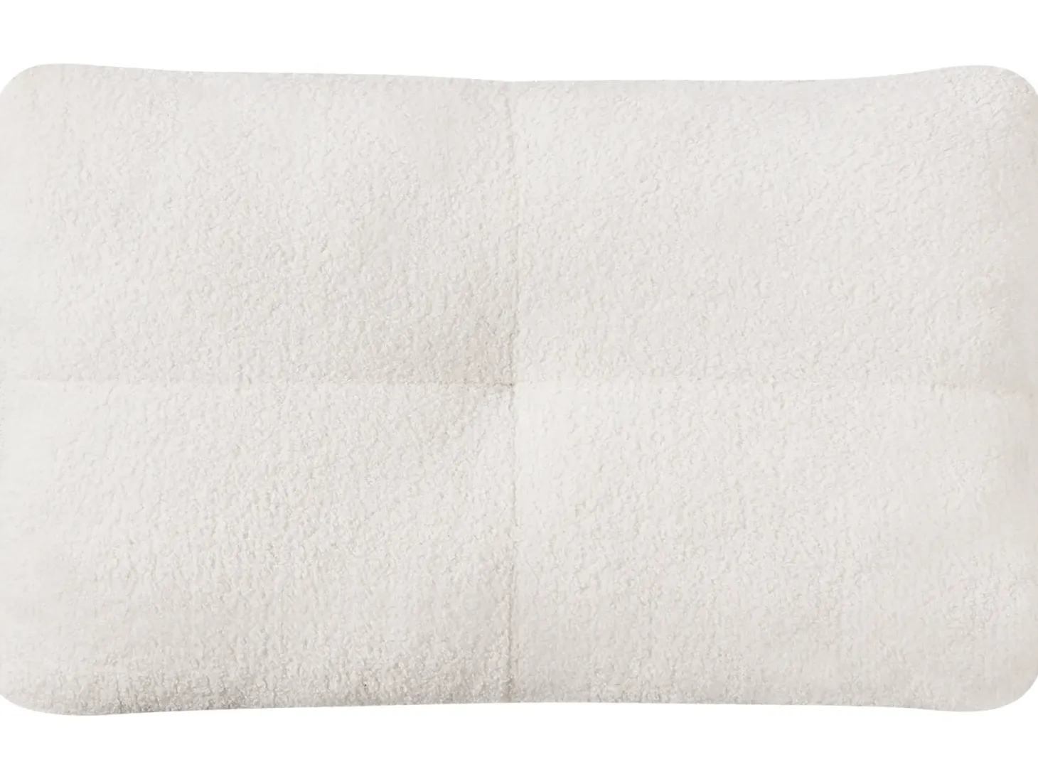 Sovesofa 3 personers JERSLEV Boucle Cremehvid