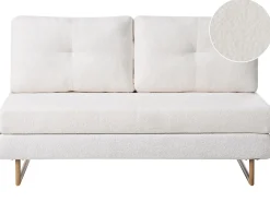 Sovesofa 3 personers JERSLEV Boucle Cremehvid