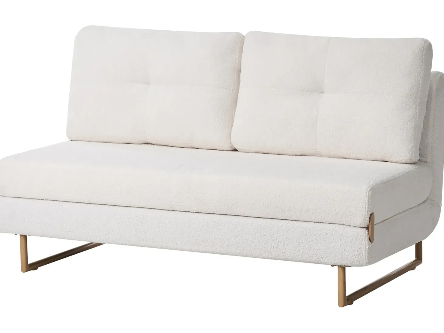 Sovesofa 3 personers JERSLEV Boucle Cremehvid