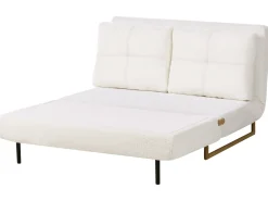 Sovesofa 2 personers JERSLEV Boucle Cremehvid
