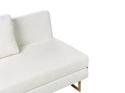 Sovesofa 2 personers JERSLEV Boucle Cremehvid