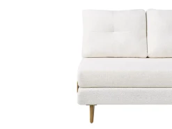 Sovesofa 2 personers JERSLEV Boucle Cremehvid