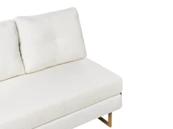 Sovesofa 2 personers JERSLEV Boucle Cremehvid