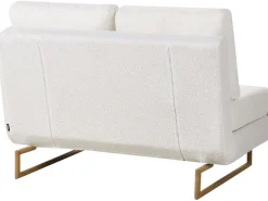 Sovesofa 2 personers JERSLEV Boucle Cremehvid