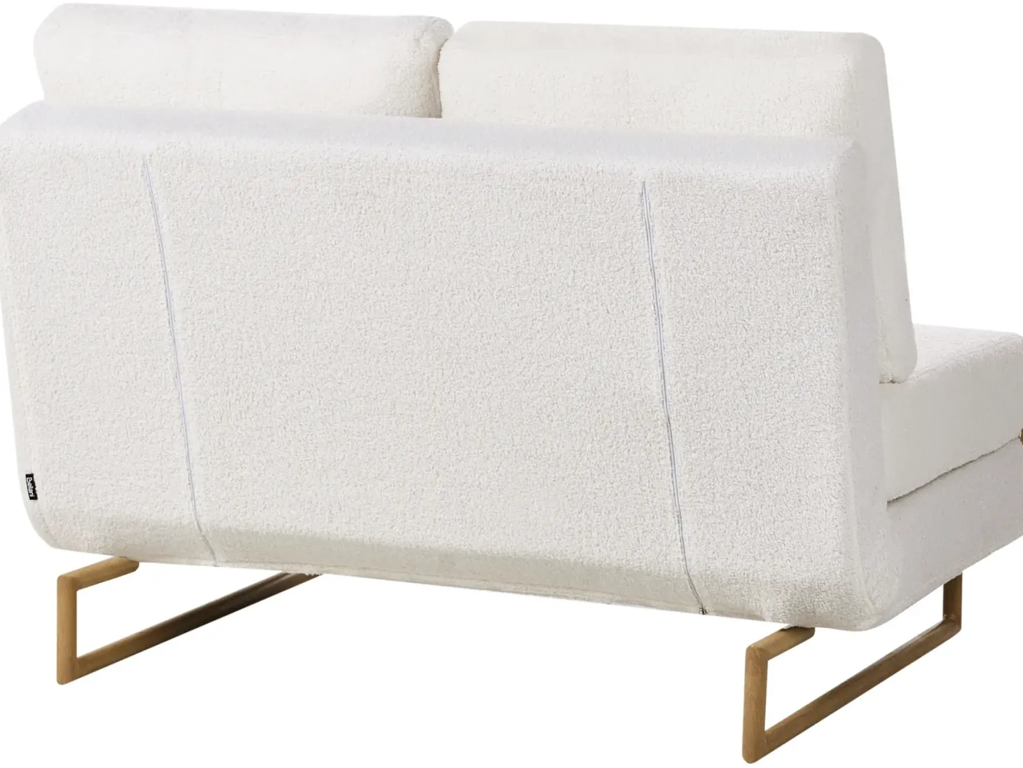 Sovesofa 2 personers JERSLEV Boucle Cremehvid