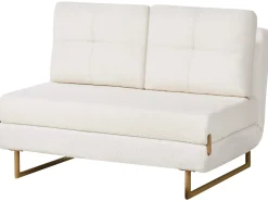Sovesofa 2 personers JERSLEV Boucle Cremehvid