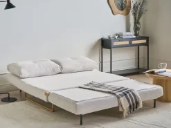 Sovesofa 3 personers JERSLEV Cremehvid