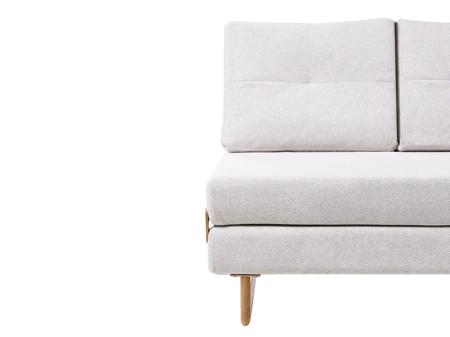 Sovesofa 2 personers JERSLEV Cremehvid