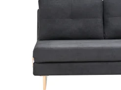Sovesofa 3 personers JERSLEV Sort
