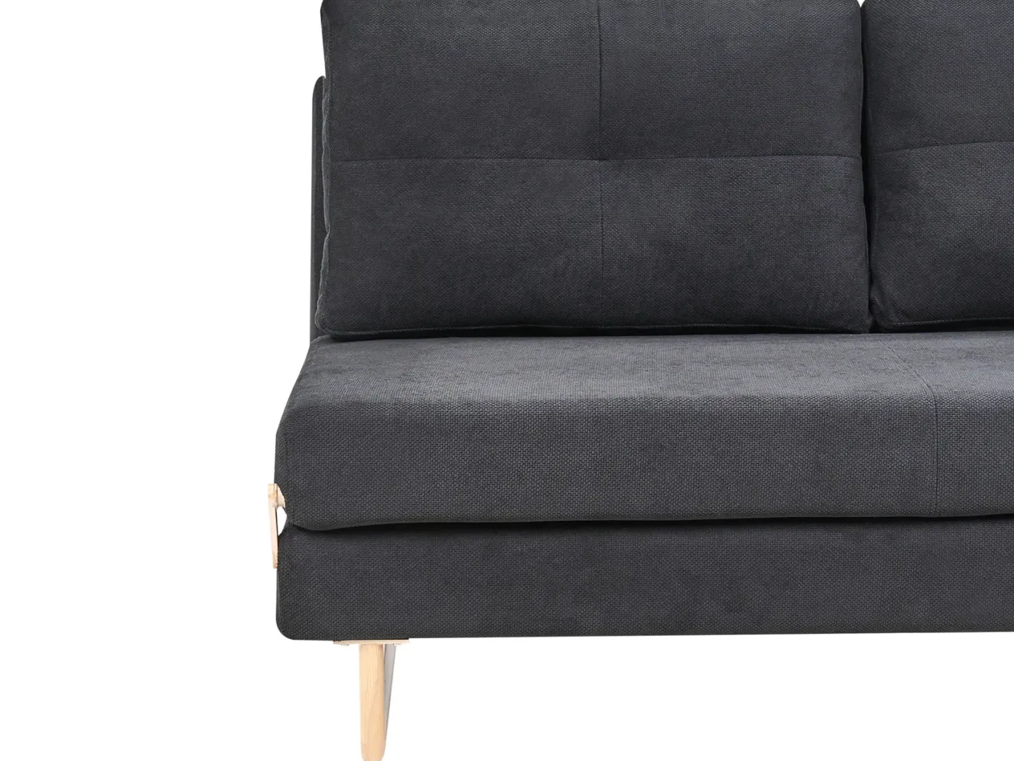 Sovesofa 3 personers JERSLEV Sort