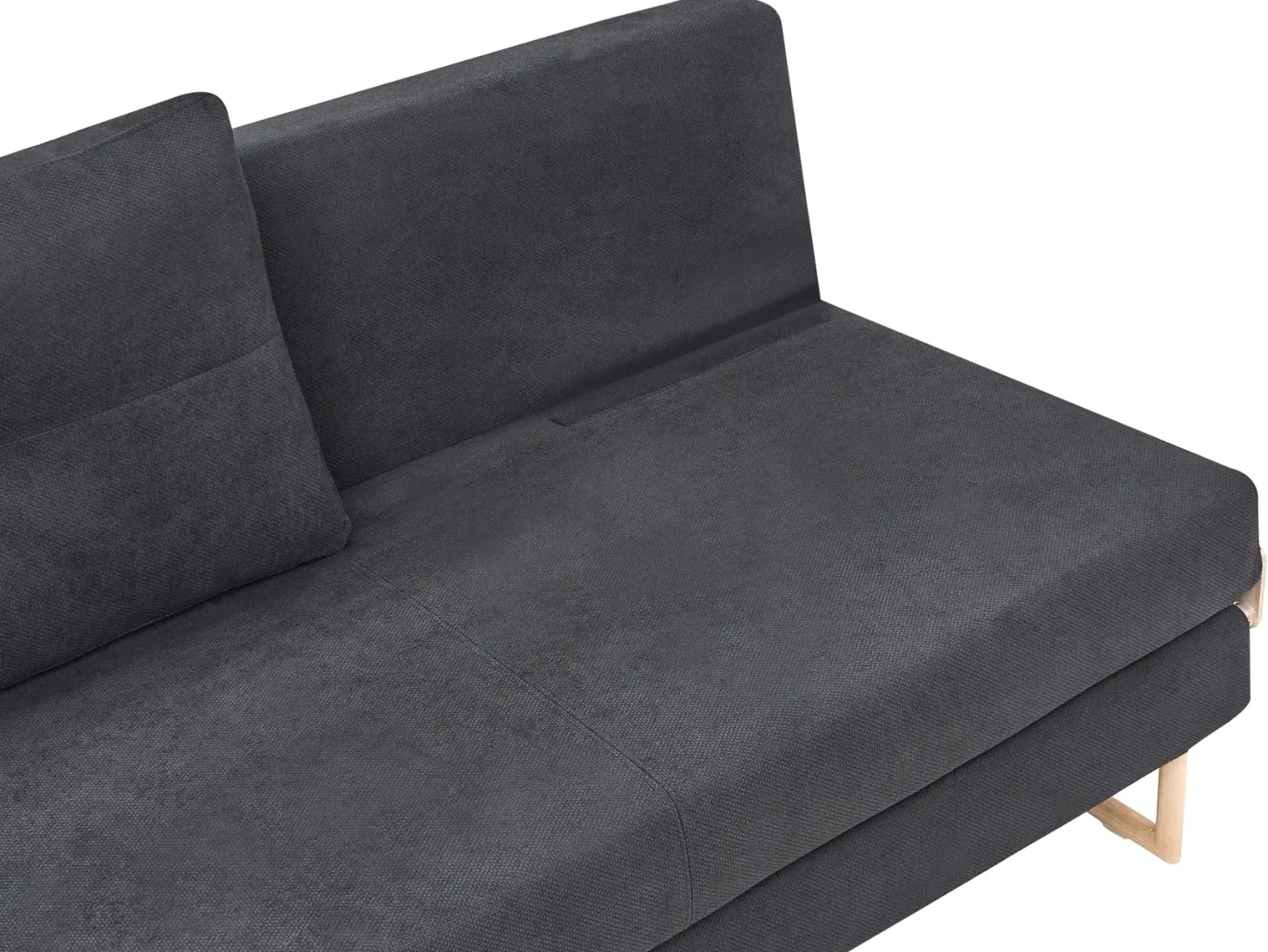 Sovesofa 3 personers JERSLEV Sort
