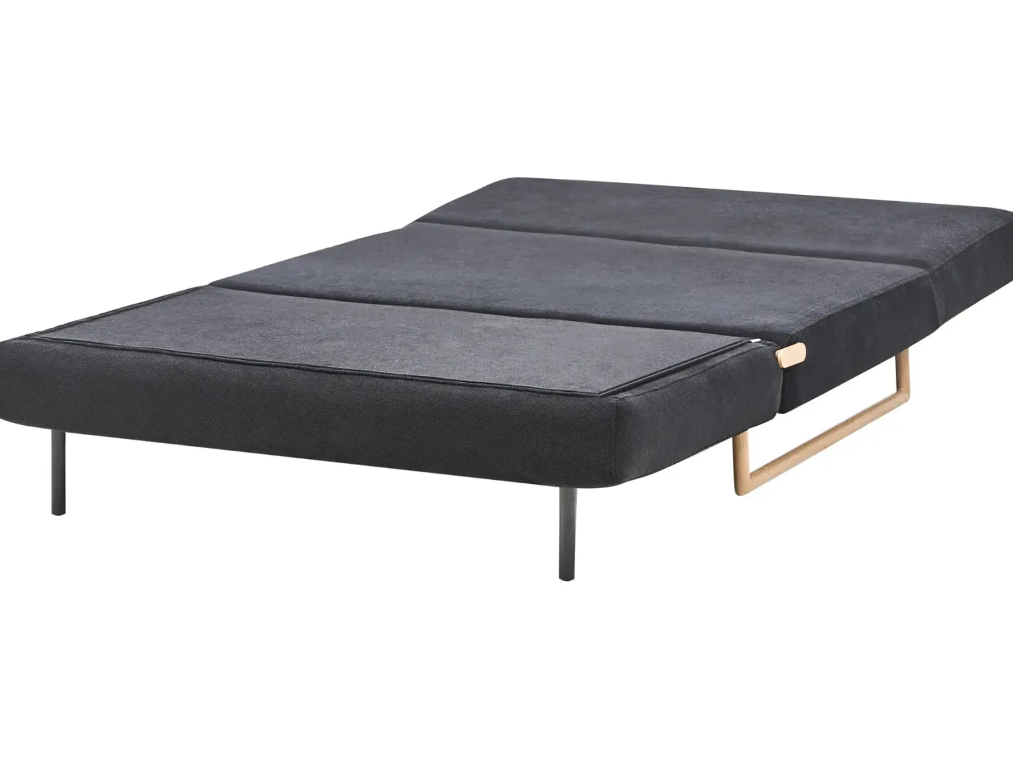Sovesofa 2 personers JERSLEV Sort