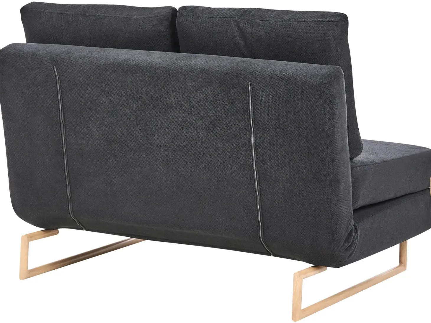 Sovesofa 2 personers JERSLEV Sort
